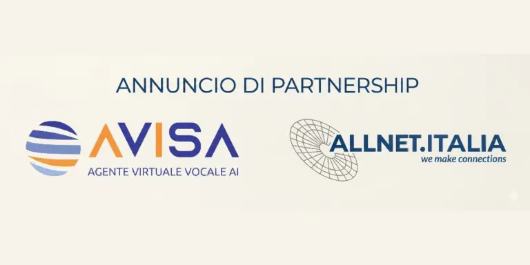 logo AVisa e ALINET con scritta 'annuncio di partnership'